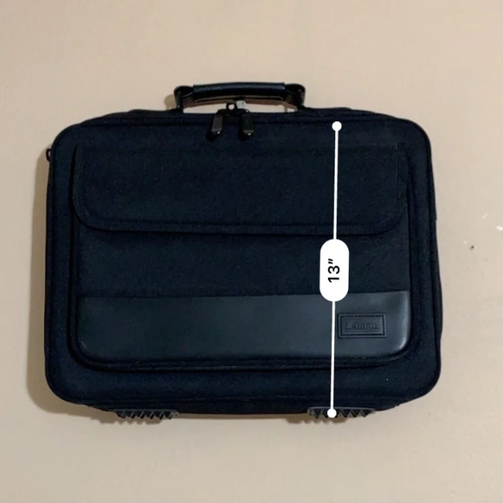 Targus • Black Classic Briefcase Messenger Carry Case Laptop Bag